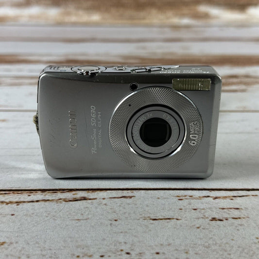 Canon PowerShot ELPH SD600 Digital Camera  – w/ SD Card, No Battery or Charger