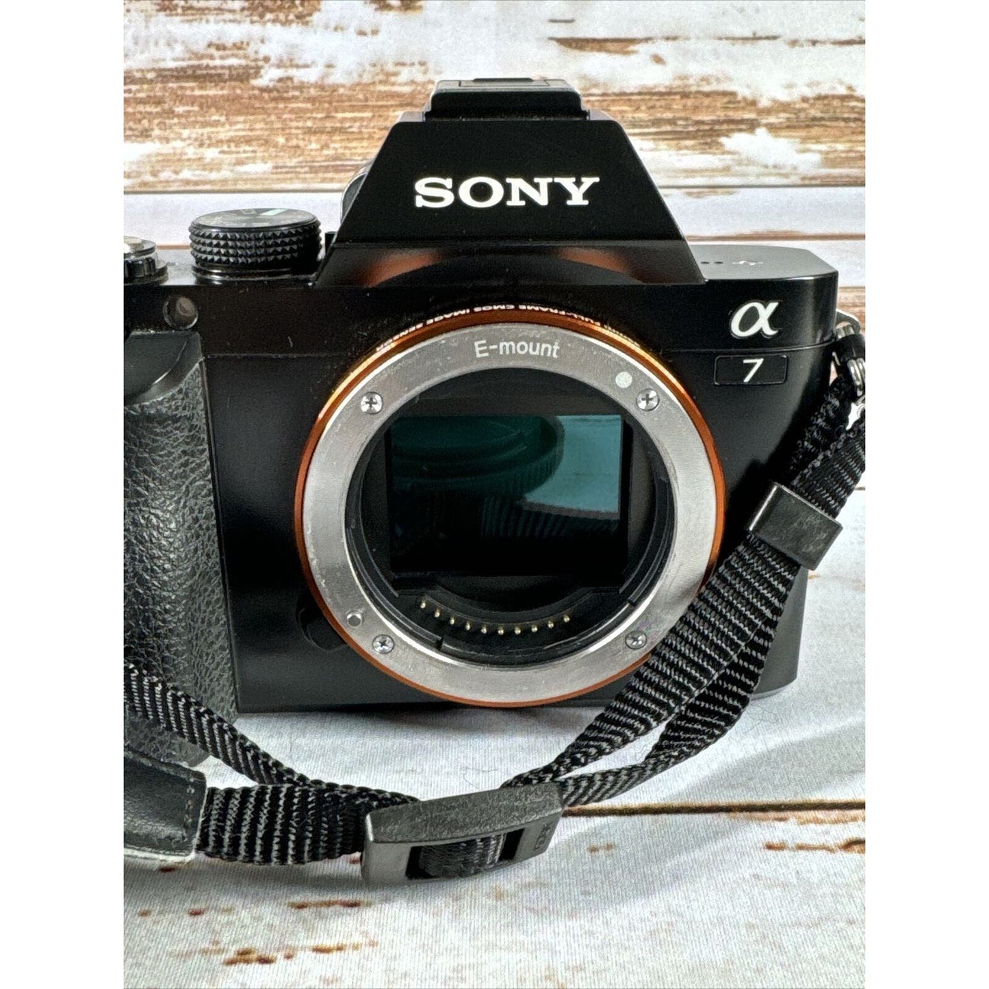 Used Sony Alpha A7 24.2MP Mirrorless Digital Camera Body Only – W/Battery